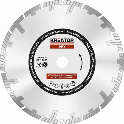 Kreator Diamantový segmentový kotúč 230 mm KRT084102