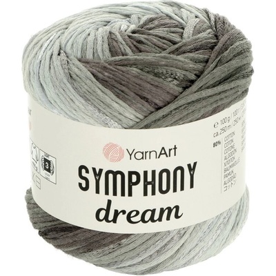 YarnArt Symphony Dream 3118 sivá