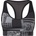 Reebok Hero Medium-Impact Deconstructed Racer Bra female - Black / Cold Grey 2