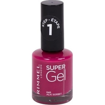 Rimmel Gélový lak na nechty Super Gel 033 R&B Rose 12 ml