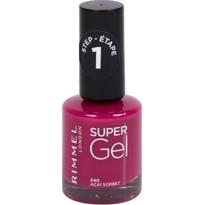 Rimmel London Super Gel lak na nechty 098 Never Blue With You 12 ml