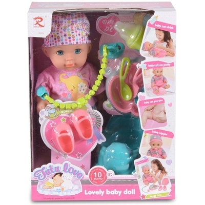 Moni Кукла 36см пишкаща с аксесоари 8653 (3800146266073)