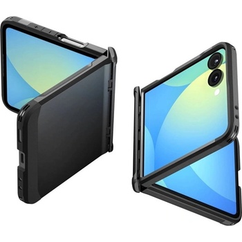 Spigen Samsung Z Flip7 SPIGEN SLIM ARMOR PRO Силиконов протектор за телефон, устойчив на удари, MagSafe, ЧЕРЕН ACS09558 (ACS09558)