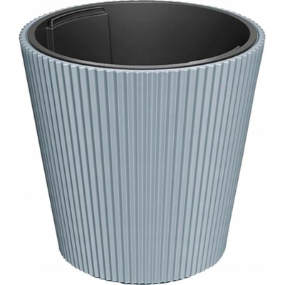 Prosperplast Květináč plast šedý 30 x 30 x 31 cm
