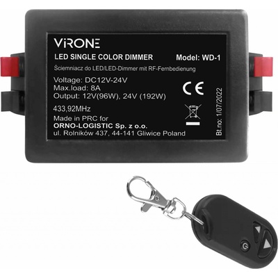 Virone Stmievač pre LED pásy 12 - 24V RF
