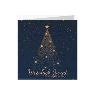 Fotopřání Zlaté Vánoce 2, 14x14 cm - 308903