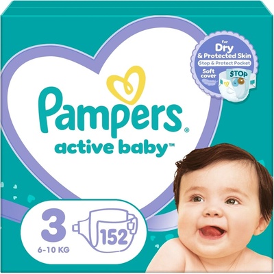 Pampers ActiveB Mega Box S3 152ks