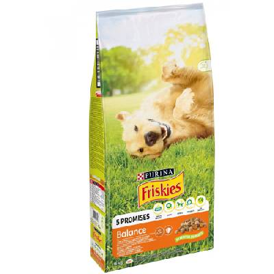PURINA FRISKIES Balance krmivo pro psy, kuře 15 kg