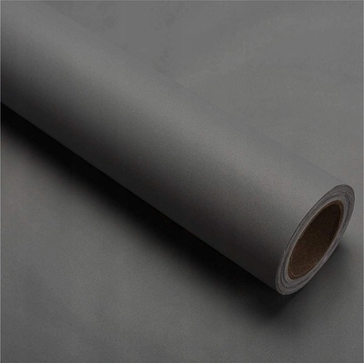 Tapeta samolepicí Nela-Styl šedá omyvatelná voděodolná 60 cm x 10 m