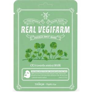 FORTHESKIN Успокояваща маска FORTHESKIN SUPER FOOD REAL VEGIFARM DOUBLE SHOT MASK-Cica