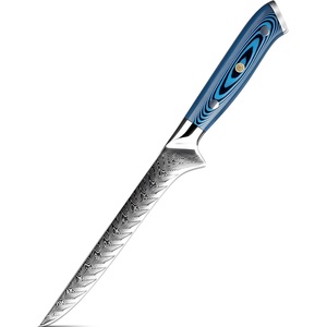 HARAHU Дамаски кухненски нож TU-37502 - Boning / Син KP37502
