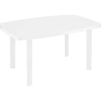 Stôl FARO, 140 x 90 cm, biely