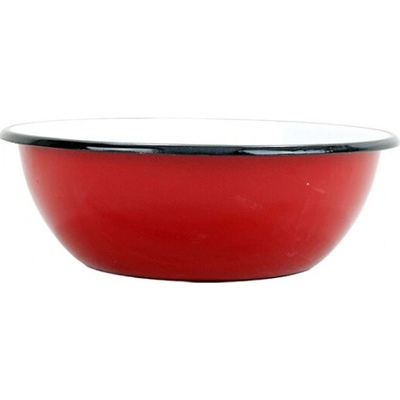 Novomoskovskaya posuda Smaltovaná miska 19 cm 1.5 l červená 00000-0000441C