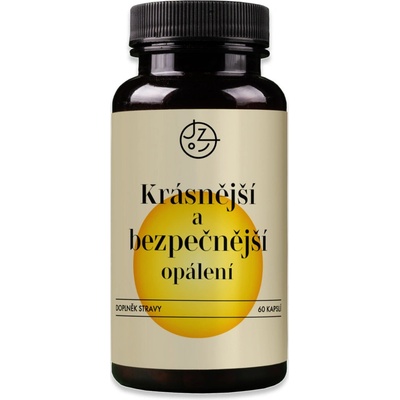 Jíme zdravě Krásnější a bezpečnější opálení kapsle pro podporu opálení 60 kapslí