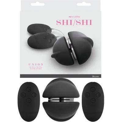 Клитор стимулатор за двойки, момиче/момиче - Shi/Shi Union Black (NSTOYS0734)