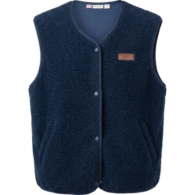 Strenesse Blue dámska vesta zo šerpa flísu 100409982 navy modrá
