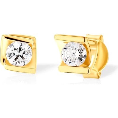 SAVICKI Обеци Savicki: злато, кубичен цирконий