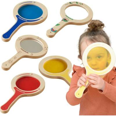 Masterkidz sada 5 pádel s barevnými čočkami a lupou