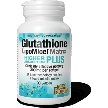 Image 1 of Natural Factors Glutathione LipoMicel Matrix 300 mg [90 Гел капсули]