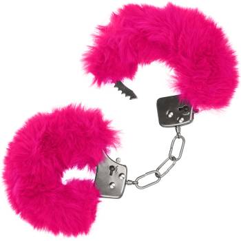 Image 1 of California Exotics Ultra Fluffy Furry Cuffs Pink