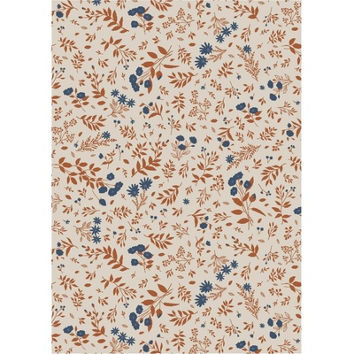 Ib Laursen Balicí papír Flower Motif – 5 m, multi barva, papír