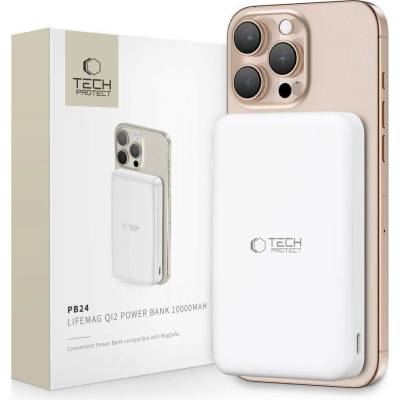 Tech-Protect PB24 Lifemag QI2 MagSafe 10000mAh white