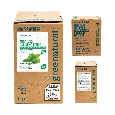 Greenatural Multifunkční čistič povrchů s aktivním kyslíkem máta a eukalyptus 5 kg