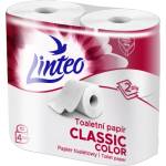 Linteo Тоалетна хартия Linteo Classic Color 4 ролки, двуслойна, розова