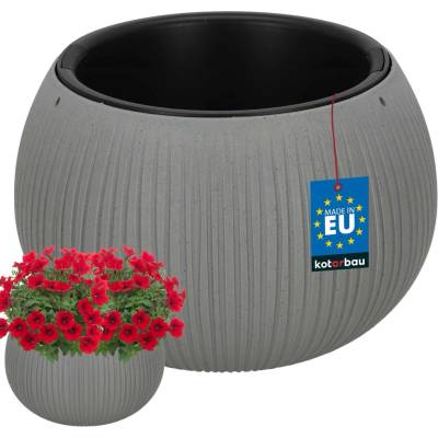 Prosperplast Květináč Beton Bowl WS DKB290WS šedý 29 cm