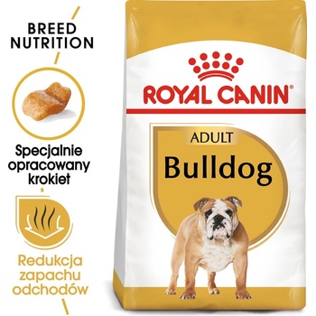 Royal Canin Bulldog Adult 12 кг суха храна за възрастни булдози