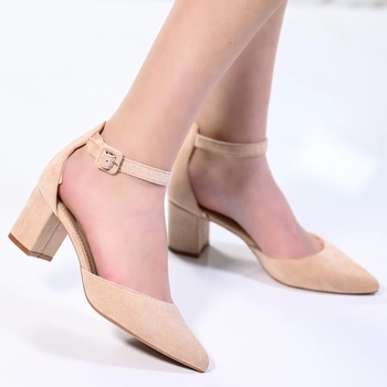 Xcess Елегантни дамски обувки C5730-5 Beige