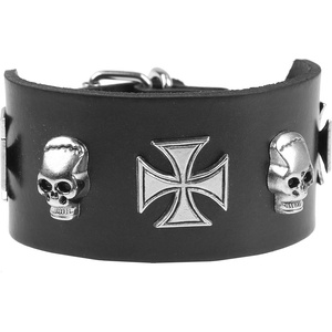 Leather & steel fashion черепи за гривни - lsf1 06-a