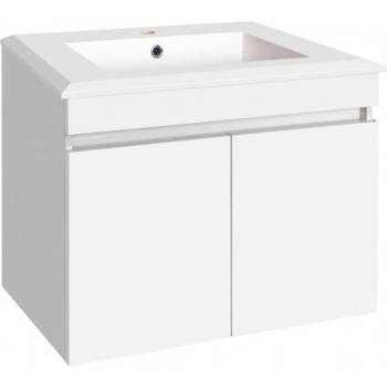 Inter Ceramic Конзолен PVC шкаф ICP 7355 ЕМЕЛИН с умивалник, 70x45x55см (7355)