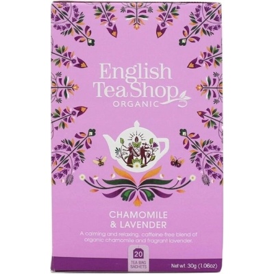 English Tea Shop Čaj harmanček a levanduľa bio 20 x 1,5 g