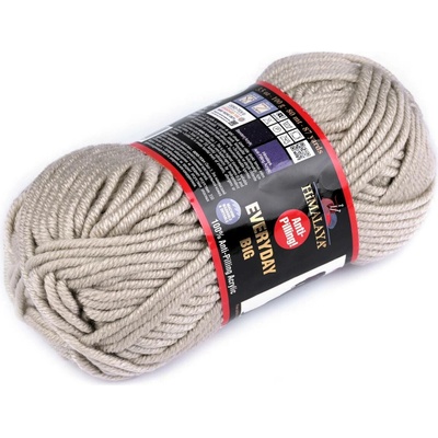 Příze pletací Everyday BIG 100 g Varianta: 8 (70804) béžová světlá, Balení: 1 ks 52364/130011/244529