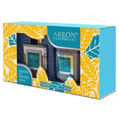 Areon Комплект Areon Мистично дърво Ароматизатор парфюм + Свещ