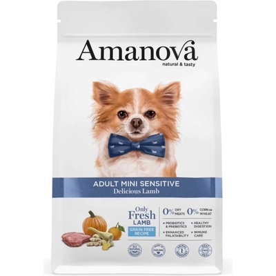 Amanova Dog Adult Mini Sensitive Lamb & Pumpkin Grain Free 2 kg