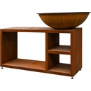 Quoco Piatto Tavolo Large Corten