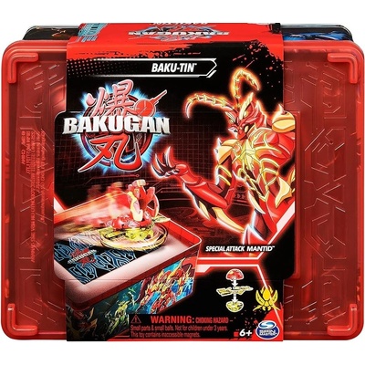 Spin Master Bakugan plechová krabice S6
