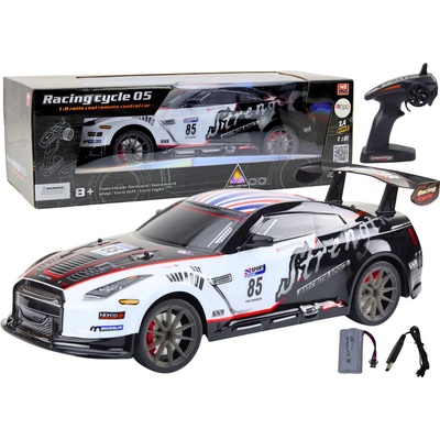 Mamido Športové auto na diaľkové ovládanie R/C 1:8 so svetlami a zvukmi