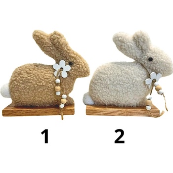 Zajíc textil 15,5cm mix