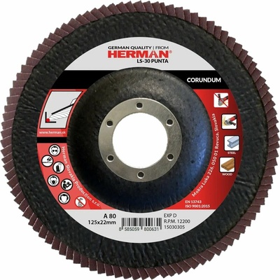 Herman Lamelový kotouč 125 mm 15030305