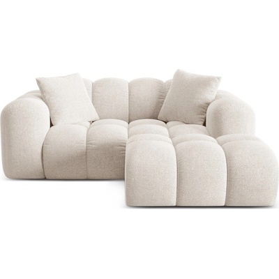 Cosmopolitan Design Кремав шенилов ъглов диван (десен ъгъл) Treno - Cosmopolitan Design (COS_RC_S_214_F1_TRENO1)