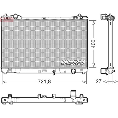 Chladič motora DENSO DRM51021