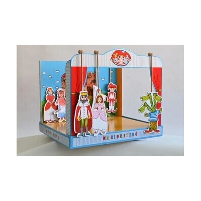 Marionetino Univerzálne bábkové divadlo kompletný set 14 bábok