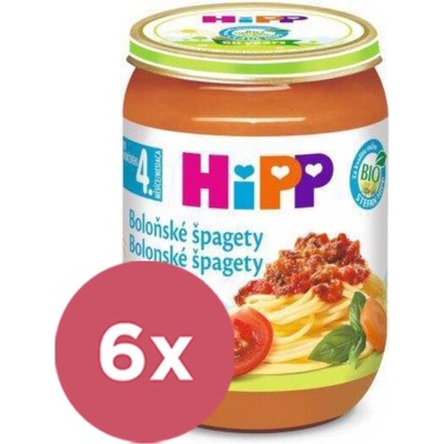 HiPP Bio Špagety v bolonskej omáčke 6 x 190 g