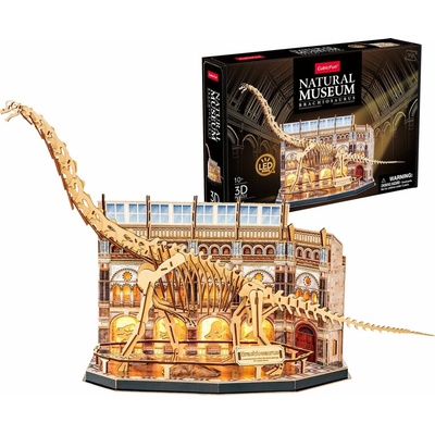 CubicFun 3D puzzle Natural Museum: Brachiosaurus svítící 216 ks