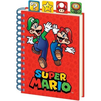 Pyramid International Тефтер Pyramid Games: Super Mario - Items, формат A5 (SR2501296)