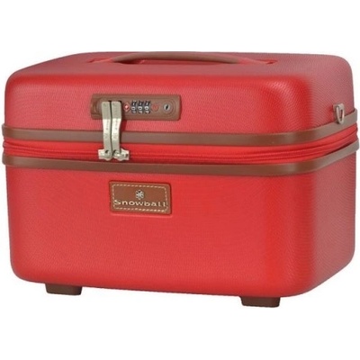 Snowball Kosmetický kufr Snowbal ABS 52335B1202 červená 13l – Zboží Dáma