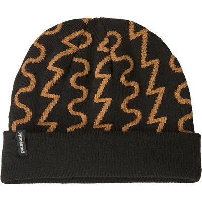 Patagonia Зимна шапка (beanie) Patagonia PowSlayer Beanie - Fresh Tracks: Black - размер One Size (904-4597-0211)